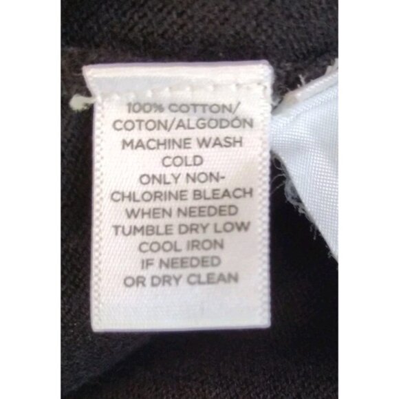 Loft Sweater Xl Long Sleeve Knit Black Wide Cuff - Picture 7 of 11